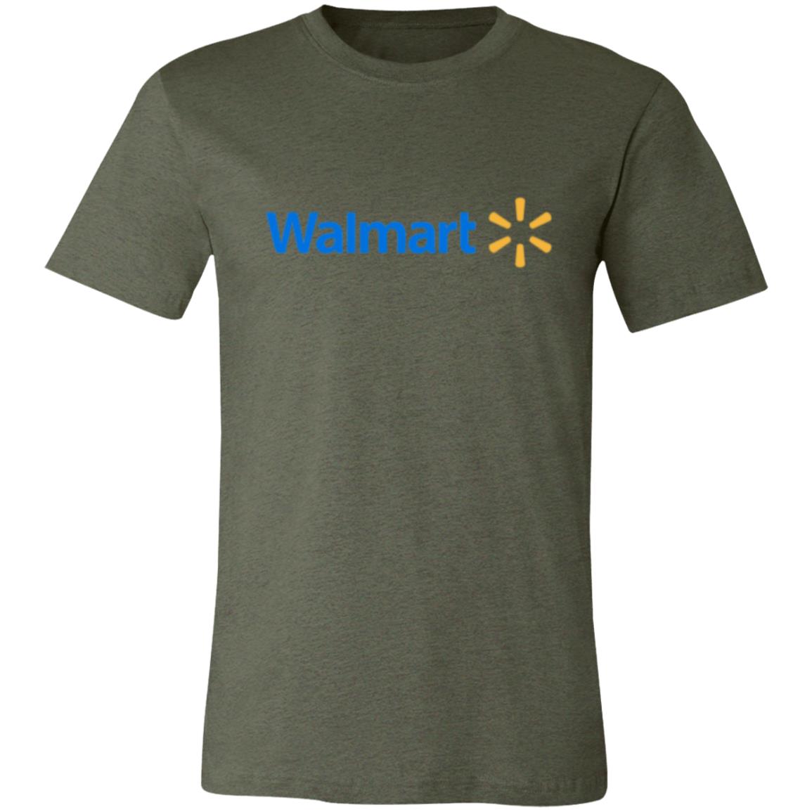 Womens Green Walmart Spark Logo T Shirt Food Delivery Merch, Front