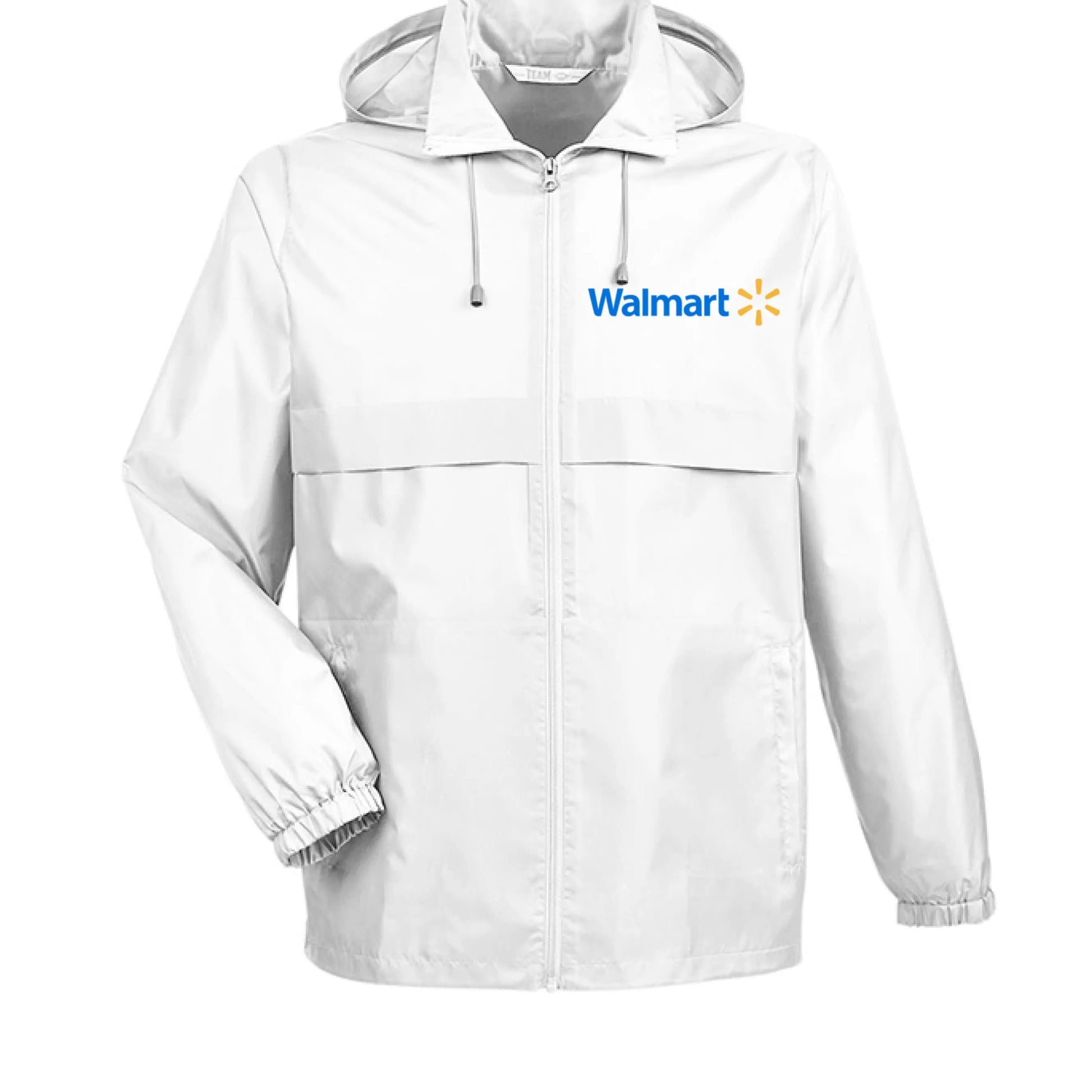 walmart spark rain jacket WHITE - FRONT