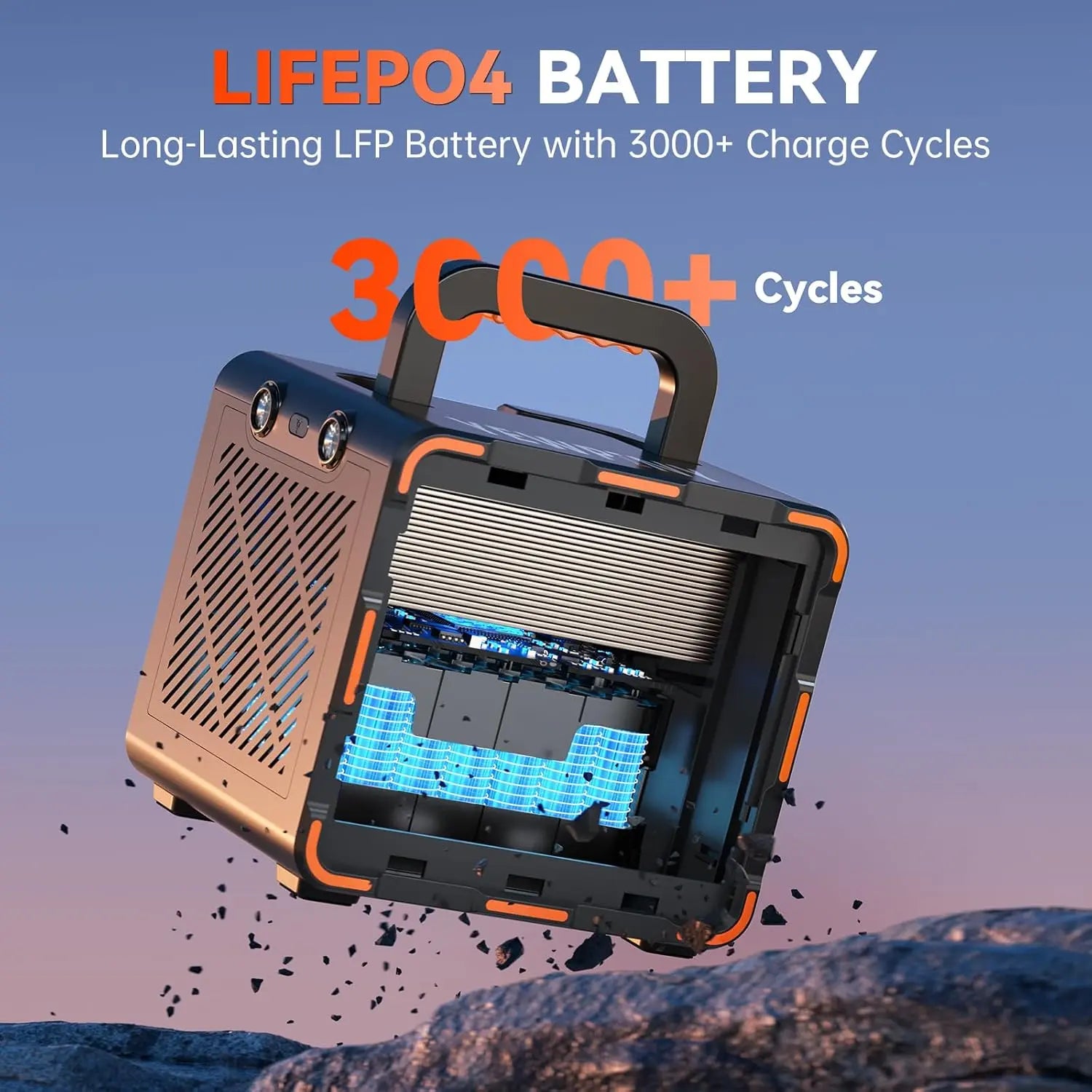 300W Portable Power Station, Solar Generator 259Wh, 70,000mAh LiFePO4 Battery with 65W USB-C PD&Pure Sine Wave AC, Solar Charging for Camping,Home Backup,Emergency Power(SOS Light & LCD Display) (Not For Purchase) Amazon Only!