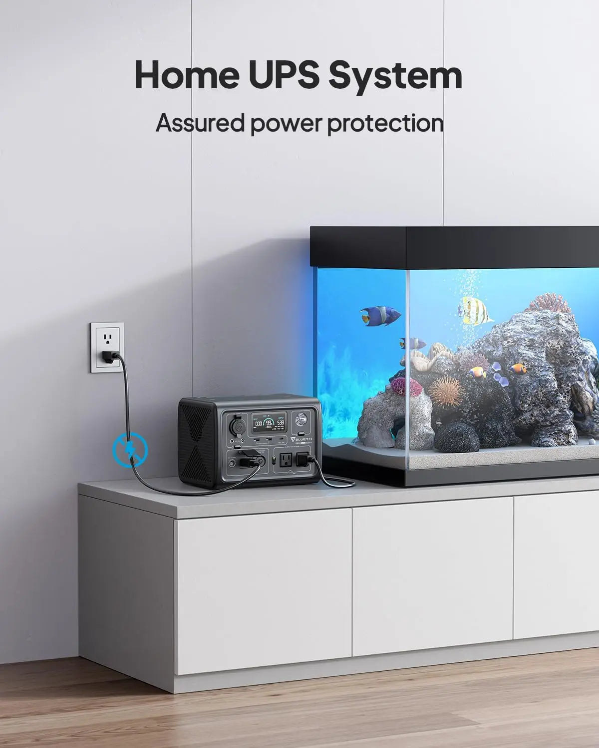 BLUETTI EB3A Portable Power Station, 268Wh Solar Generator LiFePO4 Battery Backup w/ 2 600W (1200W Surge) AC Outlets, Recharge from 0-80% in 30 Min., LFP Backup for Outdoor Camping, Trip, Power Outage (Not For Purchase) Amazon Only!