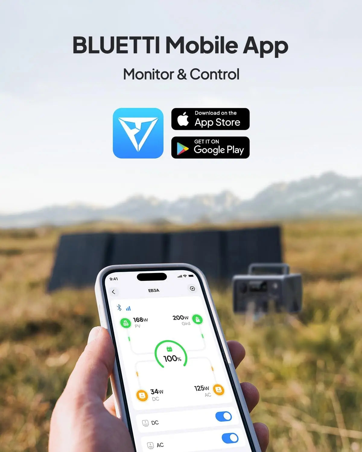 BLUETTI EB3A Portable Power Station, 268Wh Solar Generator LiFePO4 Battery Backup w/ 2 600W (1200W Surge) AC Outlets, Recharge from 0-80% in 30 Min., LFP Backup for Outdoor Camping, Trip, Power Outage (Not For Purchase) Amazon Only!