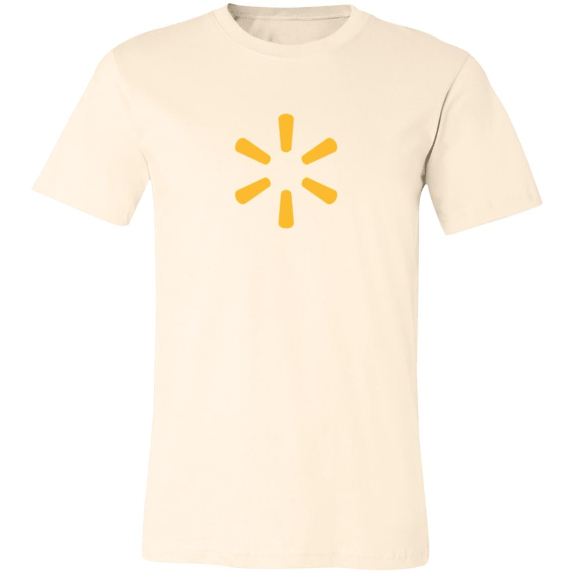 Womens Neutral Walmart Spark Logo T Shirt Food Delivery Merch, Front