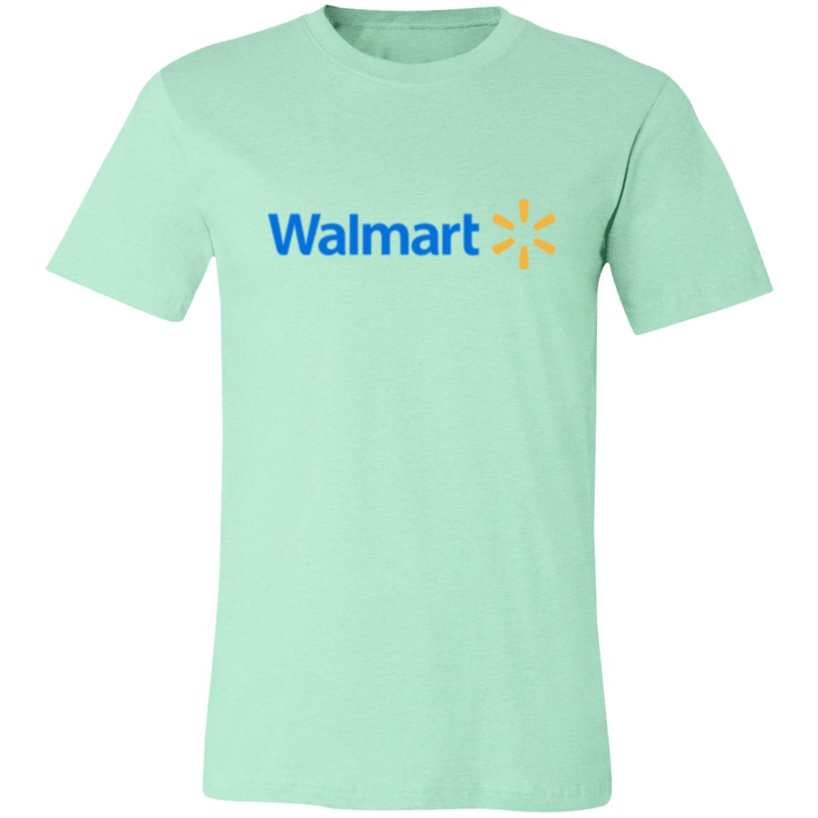 Womens Green Walmart Spark Logo T Shirt Food Delivery Merch, Front