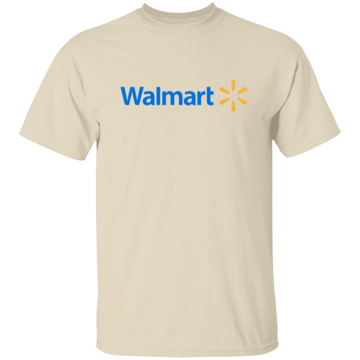 Mens Neutral Walmart Spark Yellow Logo T Shirt Food Delivery Merch, Front