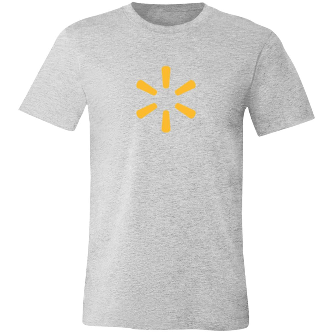 Womens Grey Walmart Spark Logo T Shirt Food Delivery Merch, Front