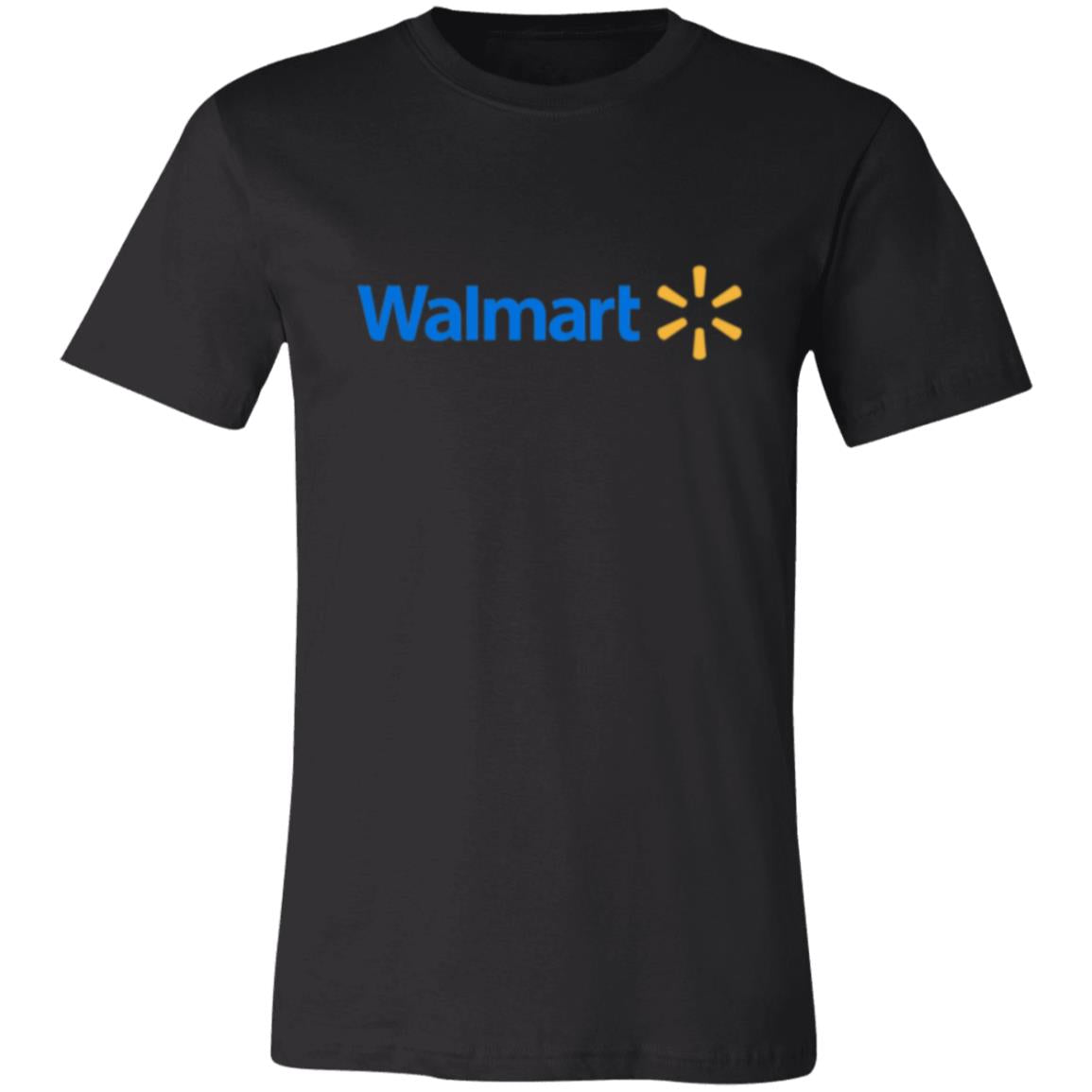 Womens Black Walmart Spark Logo T Shirt Food Delivery Merch, Front