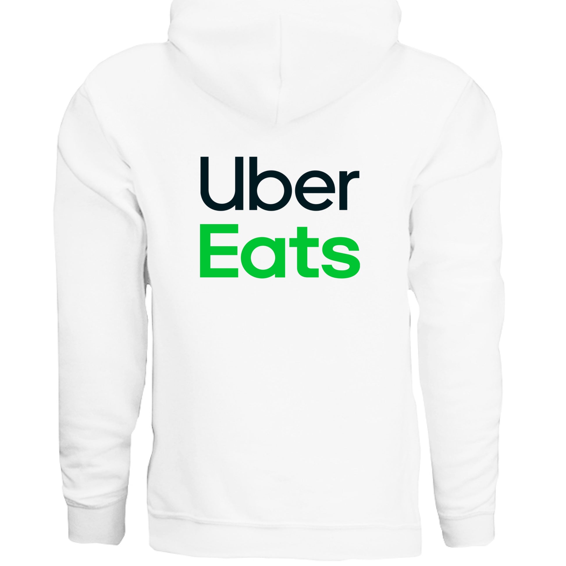 Uber Eats  Hoody WHITE - BACK 