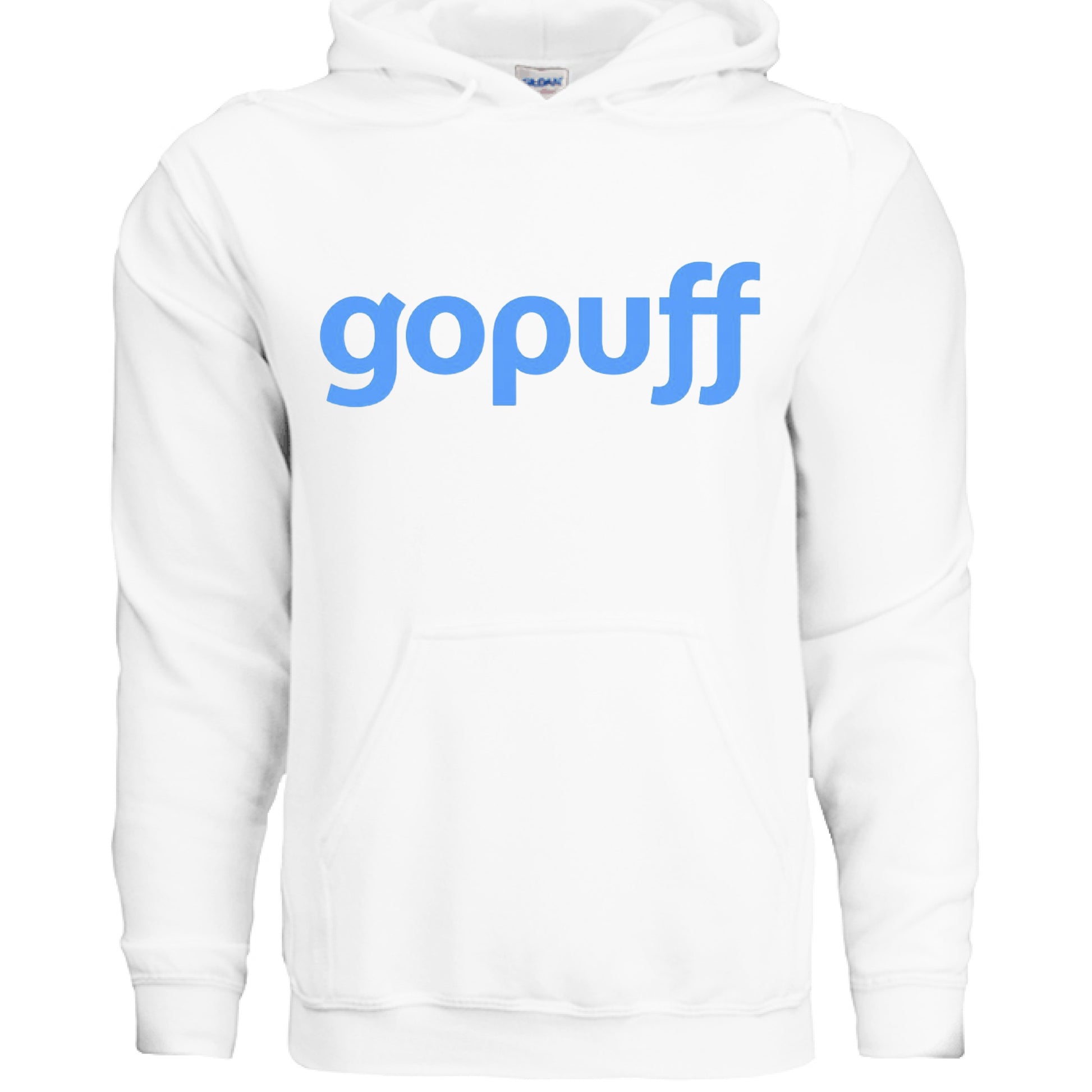 gopuff hoodie WHITE - FRONT