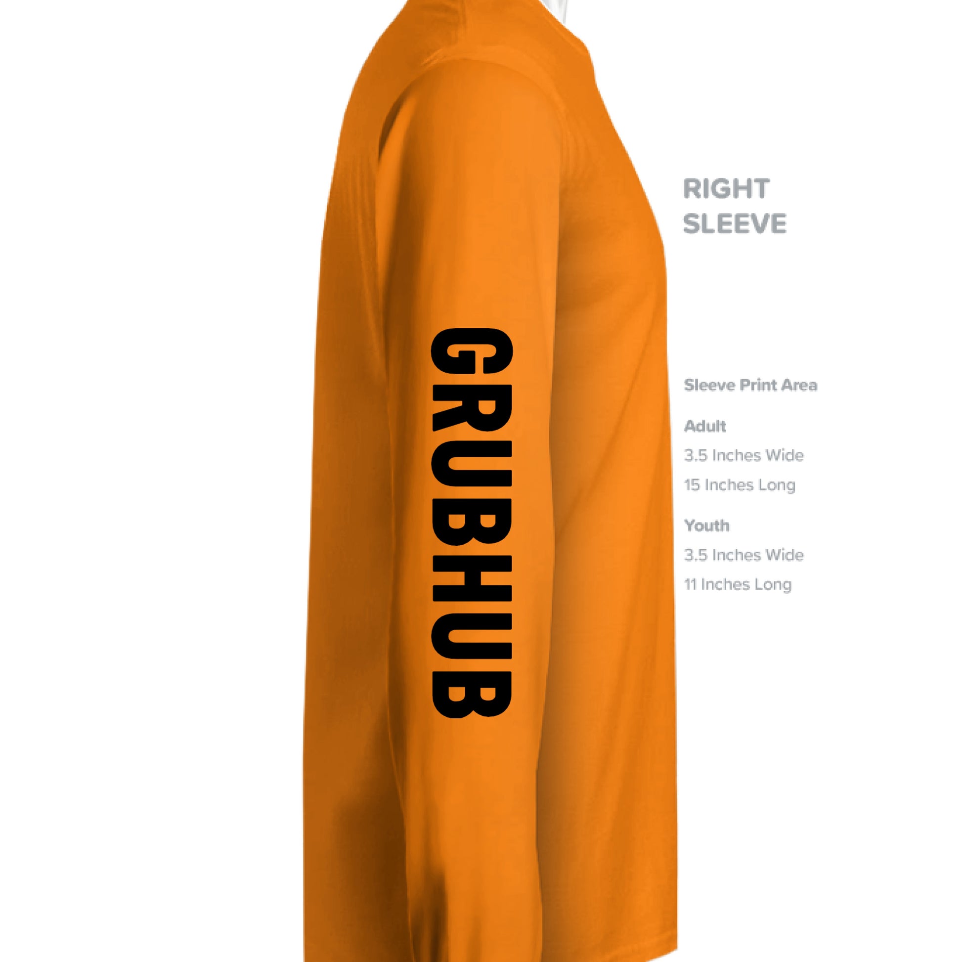 SAFETY ORANGE - SLEEVE_RIGHT