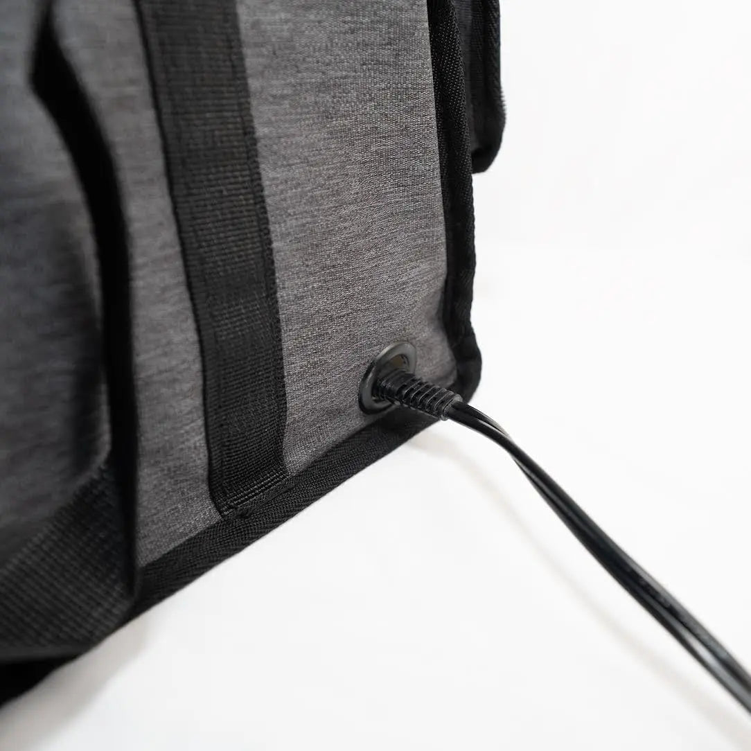 Electric Heated Insulated Food Delivery Bag, Pizza Delivery Bags for Hot and cold Food Large Reusable (Delivery Bag + Heating Pad) (23"x14"x15")  (Not For Purchase) Amazon Only!