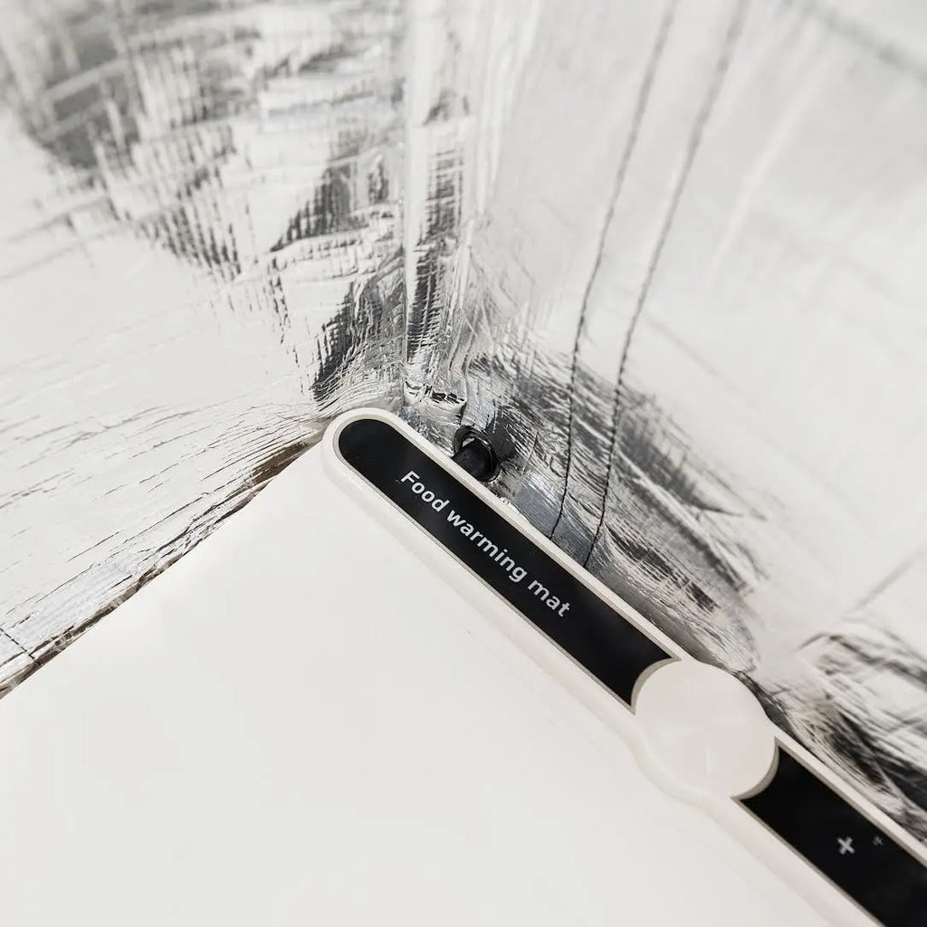 Electric Heated Insulated Food Delivery Bag, Pizza Delivery Bags for Hot and cold Food Large Reusable (Delivery Bag + Heating Pad) (23"x14"x15")  (Not For Purchase) Amazon Only!