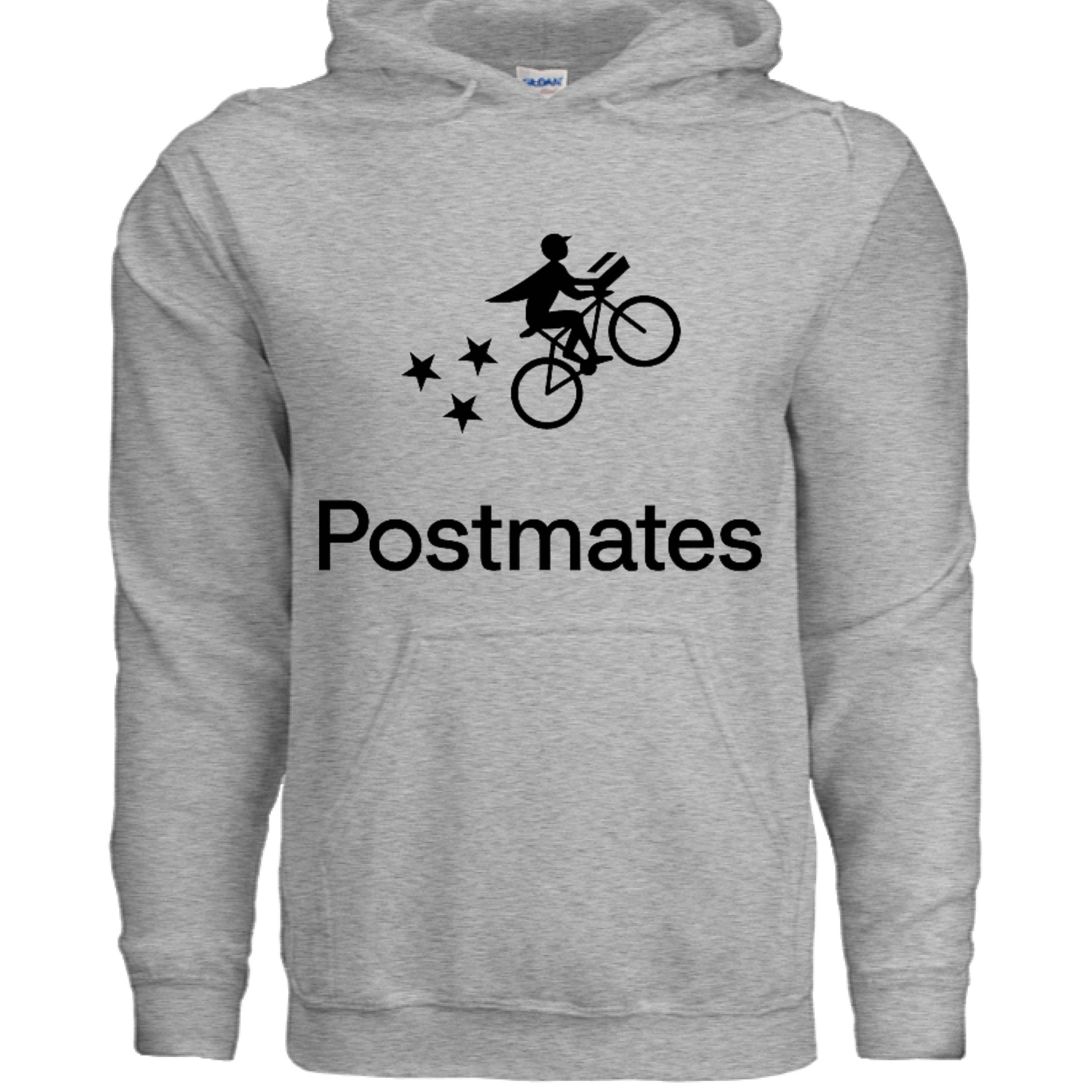postmates hoodie SPORT GREY - FRONT