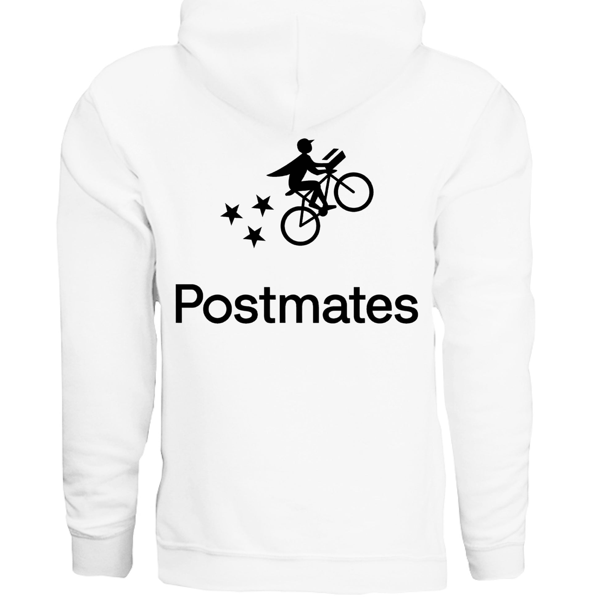 Postmates Hoodie WHITE - BACK