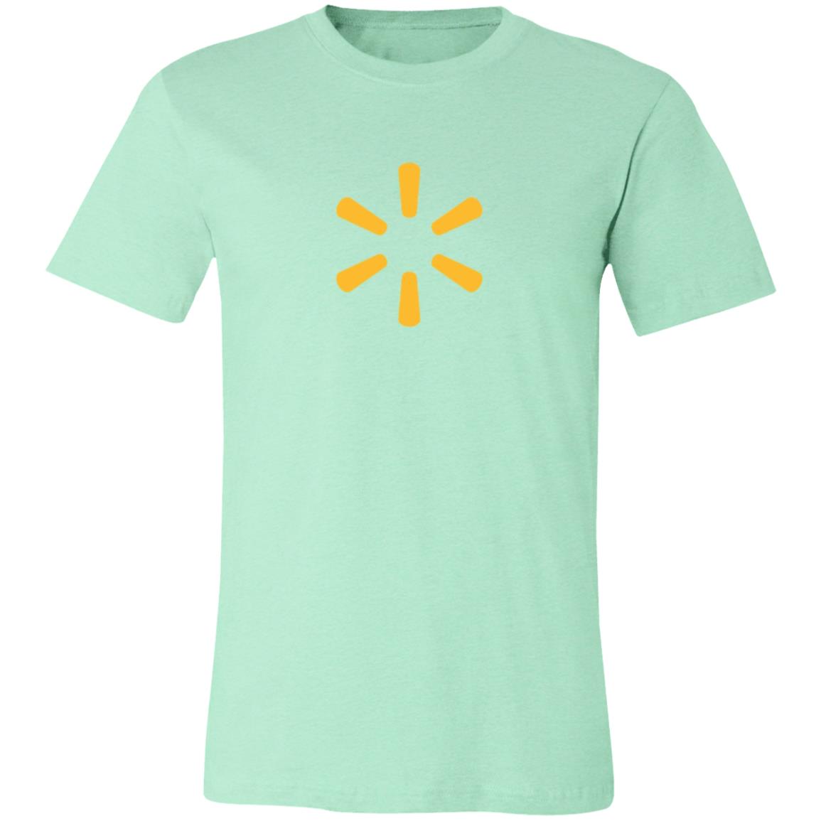 Womens Green  Walmart Spark Logo T Shirt Food Delivery Merch, Front