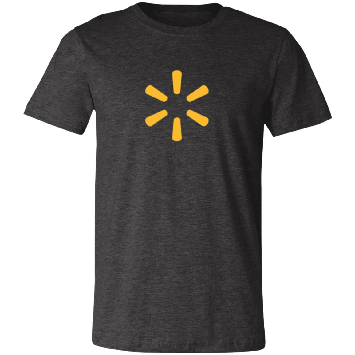 Womens Black Walmart Spark Logo T Shirt Food Delivery Merch, Front